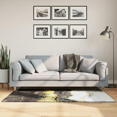 VidaXL Vloerkleed wasbaar anti-slip 80x150 cm meerkleurig