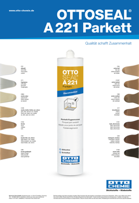 OTTO Ottoseal A221 Kleurenkaart