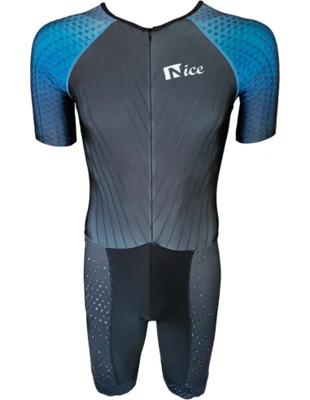 Nice Inline Suit Skeelerpak Korte Mouwen (blauw/zwart/paars) 170 / M Blauw / Zwart / Paars