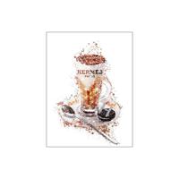 Glasschilderij - Hermes Latte - 60 x 80 cm