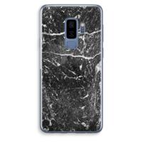 Zwart marmer: Samsung Galaxy S9 Plus Transparant Hoesje