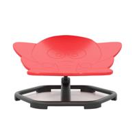 Sensorische Draaistoel Kinderen 360° Kinderdraaistoel Carrousel Autisme Kinderstoel met Antislip Metalen Basis Rode Olifant
