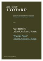 Que peindre? / what to paint? (Hardback)