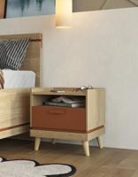 Home365 Nachtkastje met Lade Skagen - Eiken