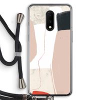 Lava: OnePlus 7 Transparant Hoesje met koord
