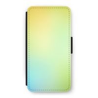 Minty mist pastel: iPhone 12 Flip Hoesje