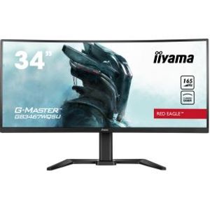 iiyama G-MASTER GB3467WQSU-B5 computer monitor 86,4 cm (34") 3440 x 1440 Pixels UltraWide Quad HD LED Zwart