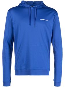 J.Lindeberg hoodie Roland à logo imprimé - Bleu