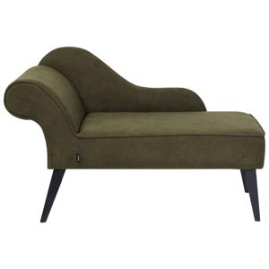 Beliani BIARRITZ - Chaise longue-Groen-Polyester