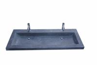 Aqua Royal Hardsteen Wastafel Trend Stone 120X47X5 cm Met 0 Of 2 Kraangaten - Zonder Kraangaten