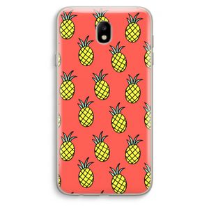 Ananas: Samsung Galaxy J7 (2017) Transparant Hoesje