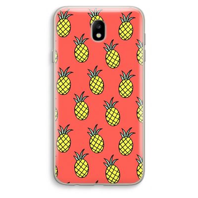 Ananas: Samsung Galaxy J7 (2017) Transparant Hoesje