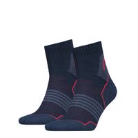 HEAD Sokken Hiking Quarter sokken 2-pack Unisex Pink/Blue-43/46 - thumbnail