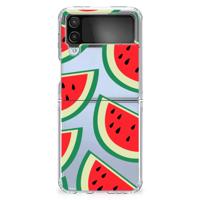 Samsung Galaxy Z Flip 4 | Siliconen Case | Watermelons