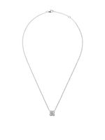 DE BEERS collier Enchanted Lotus à pendentif en or blanc 18ct pavé de diamants - Argent