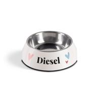 Gepersonaliseerde hondenvoerbak - Wit - 160ml