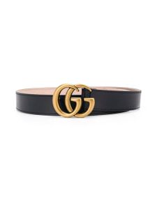 Gucci Kids ceinture à boucle logo - Bleu