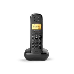 Gigaset A270 Analoge-/DECT-telefoon Nummerherkenning Zwart