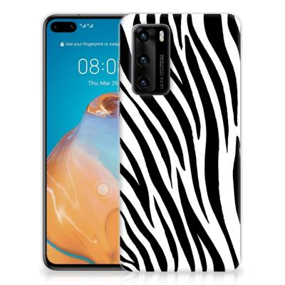 Huawei P40 | TPU Hoesje | Zebra