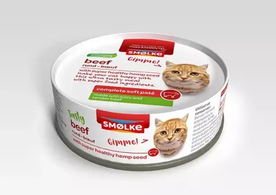 Smolke Soft paté kattenvoer rund 80g