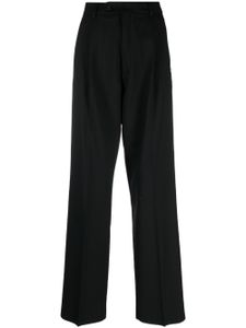 Sportmax pantalon droit à taille haute - Noir