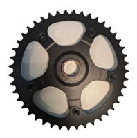 Eovolt crankstel plaat 44t 24 inch zwart