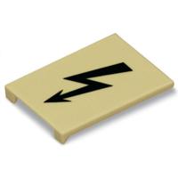 WAGO 285-420 Waarschuwingsafdekking Geel 100 stuk(s)