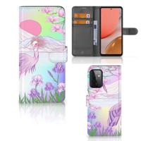 Samsung Galaxy A72 | Telefoonhoesje | Met pasjeshouder | Bird