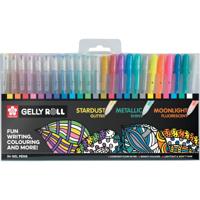 Sakura roller Gelly Roll Mix, etui van 24 stuks in geassorteerde kleuren