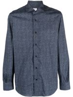 Mazzarelli chemise en coton - Bleu - thumbnail