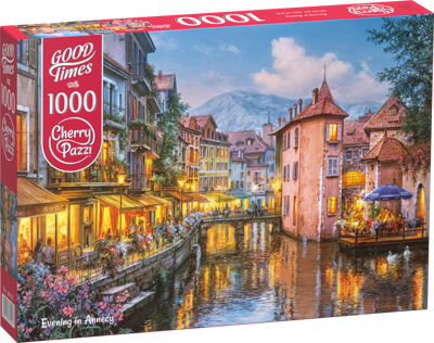 Evening in Annecy Puzzel 1000 Stukjes