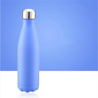 Thermische beker vacuüm kolf warmte waterfles draagbare RVS sport ketel capaciteit: 500ml (Marokkaans blauw)