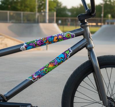 Fiets sticker teen stickerbombing