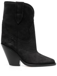 ISABEL MARANT bottines Leyane en daim 90 mm - Noir