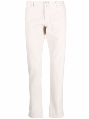 Jacob Cohën pantalon chino à coupe quatre poches - Tons neutres