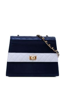 CHANEL Pre-Owned sac porté épaule à design matelassé (1989-1991) - Bleu