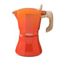 Italiaanse Koffiepot Oroley Petra Oranje Aluminium 9 Kopjes