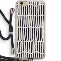 Moroccan stripes: iPhone 6 PLUS / 6S PLUS Transparant Hoesje met koord