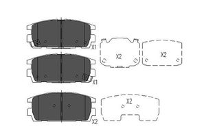 Remblokken set KBP3017