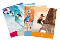 Cursusblok aurora a4 ruit 10x10mm 2gaats 200pag | 10 stuks