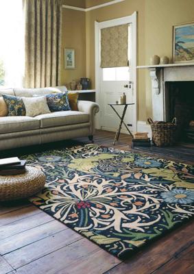 Morris & Co - Seaweed Ink 28008 - 250x350 cm Vloerkleed