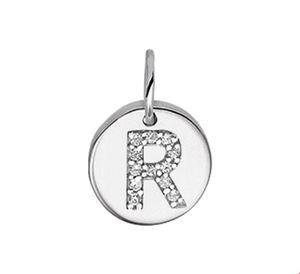 TFT Bedel Letter R Zirkonia Zilver
