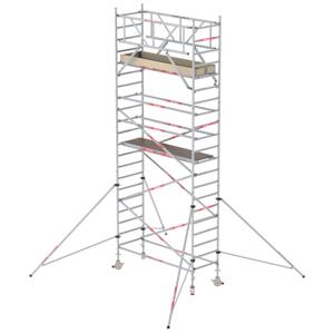 Altrex RS TOWER 31 PLUS rolsteiger | 7.20 m x 0.90 m | 2.45 m houten platform | Schoren - T315004