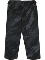 Maharishi short à imprimé camouflage - Noir