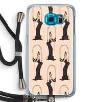 Pop Some Kim: Samsung Galaxy S6 Transparant Hoesje met koord