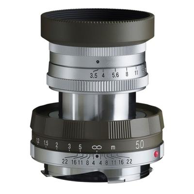 Voigtländer Lanthar 50mm F/3.5 Typ I Leica M-mount, olijfgroen
