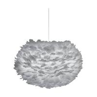 Umage Eos Medium hanglamp light grey - met koordset wit - Ø 45 cm