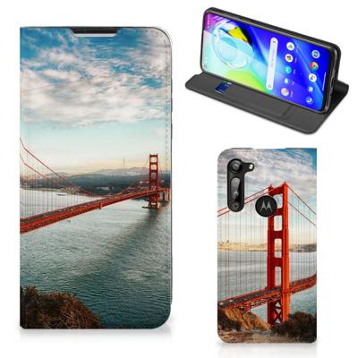 Motorola Moto G8 Power | Book Cover | Golden Gate Bridge