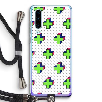 8-bit N°10: Huawei P30 Transparant Hoesje met koord