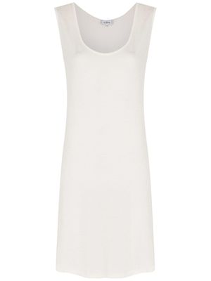 Amir Slama robe à design sans manches - Blanc